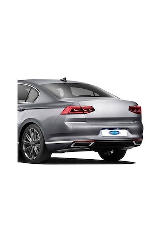 Omsa Vw Passat B8.5 Krom Arka Tampon Çıtası 3 Parça 2019 Ve Sonrası