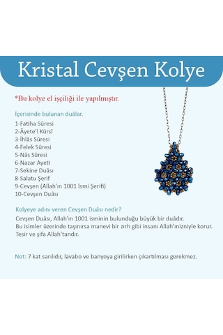 Kristal Cevşen Küçük Pembe