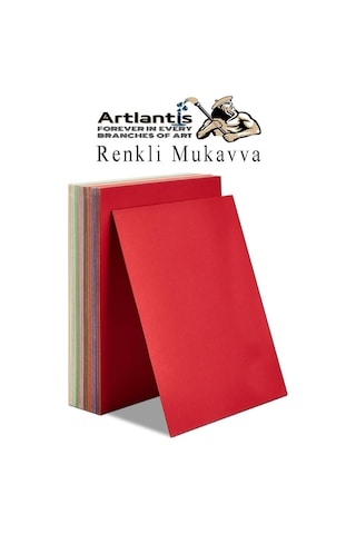 Renkli Mukavva 10 Renk 35x50 Cm 1 Paket Sert Renkli Karton 1.0 Mm Okul Okul Öncesi Anasınıfı Hobi Etkinlik