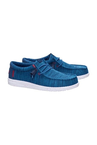 Hey Dude Wally Cru Stretch Canvas Erkek Terlik Mavi