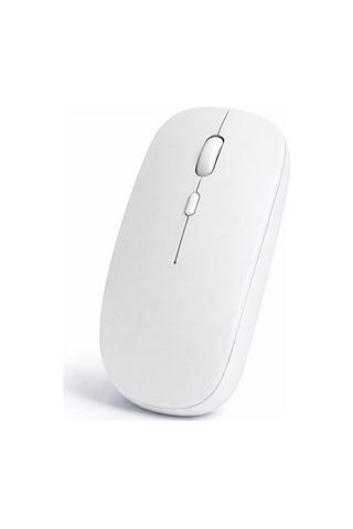 Minimal Tasarımlı Kablosuz Mouse Bluetooth Bağlantı Şarjlı Usb Dongle Destekli Hafif Ve Şık 1525
