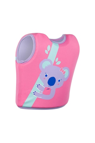 Speedo Koala Baskılı Batmaz Çocuk Yeleği Pembe Pembe