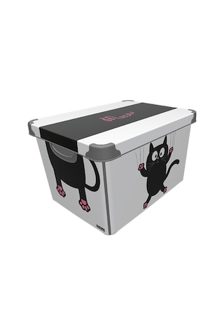 Qutu Style Box Meow Dekoratif Kutu- 20 Litre Qutu Style Box Meow Dekoratif Kutu- 20 Litre
