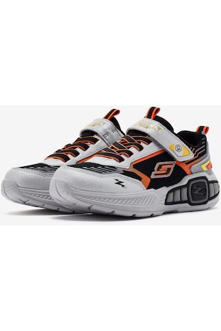 Skechers Light Storm 3 Büyük Erkek Çocuk Gri Işıklı Spor Ayakkabı 400151l Slbk Gri