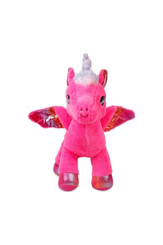 Halley Oyuncak Peluş Kanatlı Unicorn 30 Cm Fuşya G7976301823n1-1