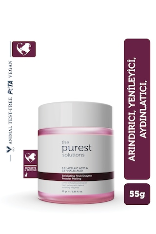 The Purest Solutions Arındırıcı ve Aydınlatıcı Enzim Peeling Toz Temizleyici 55 G