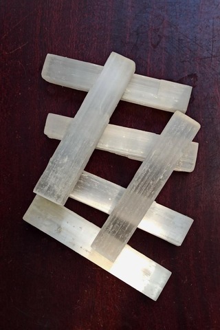 Beyaz Selenit Doğal Parça 33-1