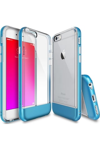 Ringke Frame Apple Uyumlu iPhone 6s/ 6 İle Çerçeveli Bumper Kılıf Ocean Blue