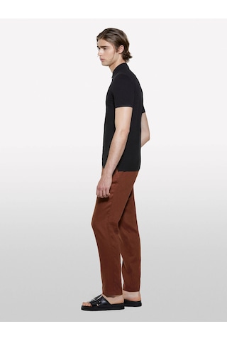 %100 Pamuk Regular Fit Polo T-shirt Erkek Siyah Polo - 325p3089s300t Siyah