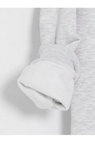 Lcw Everyday Beyaz Kalın Oversize Kadın Fermuarlı Sweatshirt