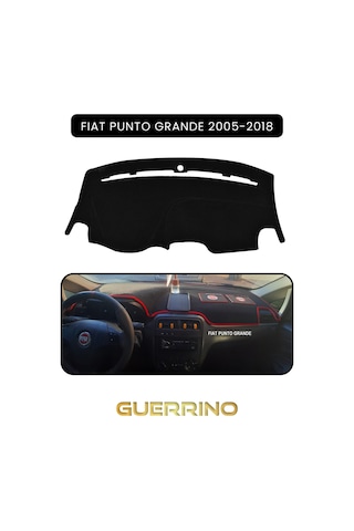 Fıat Punto Grande 2005-2018 Modellerine Uyguntorpido Koruma Kılıfı Siyah Kenar