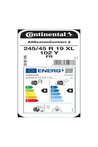 Continental 245/45R19 102Y Xl Fr Allseasoncont 2 Oto Dört Mevsim  Lastiği  2026