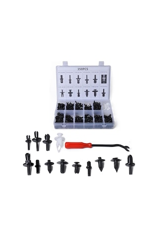 Cbtx 350 Adet Universal Araç Tutucu Klips Çeşitleri Araç Paneli Trim Plastik Bağlantı Elemanları Perçin Klips Seti