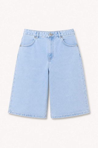 Defacto Super Baggy Fıt Açık Mavi Bermuda Şort I5671ax26aunm39 Mavi-nm39