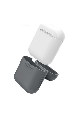 Apple AirPods Uyumlu Zore Standart Silikon Kılıf Beyaz