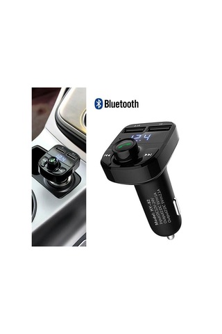 Özel Üretim Taşınabilir Aksesuar Sürüş Transmitter Bt Usb Mp3 Micro Sd Kart X8 Siyah