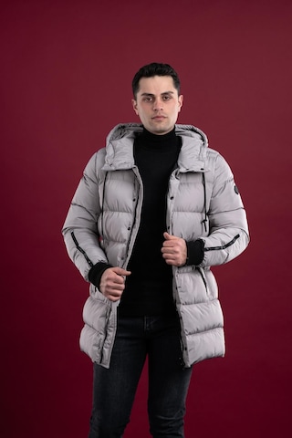 Sir Regular Fit Kapşonlu Astarlı Uzun Kalın Şişme Mont 001