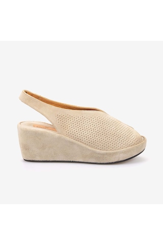 Hawen Angels Kadın Sandalet 5507 Bej