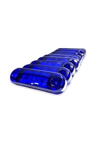 Ahmet Otomotiv 10 Adet Tombul Parmak Led Mavi 12v-24v
