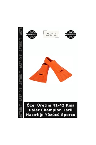 Özel Üretim 41-42 Kısa Palet Champion Tatil Hazırlığı Yüzücü Sporcu Çok Renkli