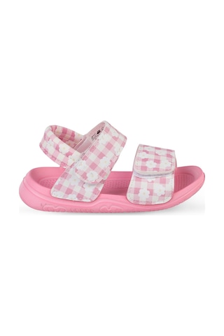 Civil Girls Papatya Baskılı 26-32 Numara Sandalet - Pembe