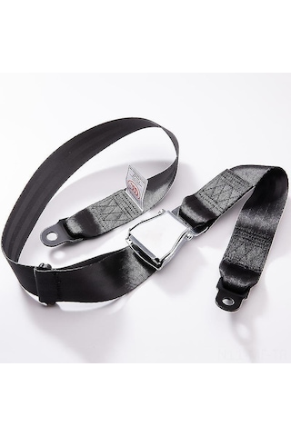 Mufunye Havacılık Alüminyum Kilitli 2 Noktalı Emniyet Kemeri - Otobüs, Okul Servisi Ve İş Makineleri İçin