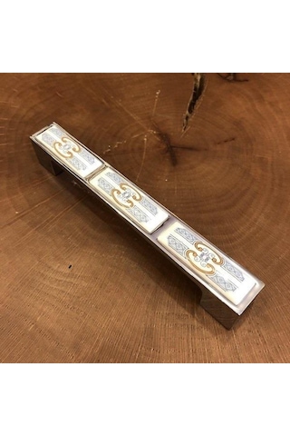 Gürçayhırdavat Anemon Porselen Kulp 160Mm Krom