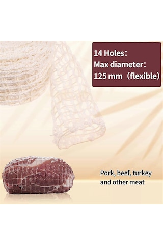 5m Et Filesi Rulosu, 18 Numara, Füme Et, Tavuk, Jambon, Et Şarküteri, İp, File Rulosu, Sarma Filesi, Sığır Eti Filesi Rulosu