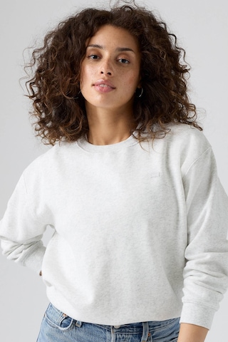 Levi's Oversize Basic Yuvarlak Yaka Gri Kadın Sweatshirt - A5942-0006 Gri