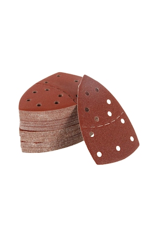 25pcs Fare Zımpara Çarşafları Üçgen Zımpara Kağıdı Yörünge Detay Pedleri Diskler Zımpara Kağıdı Aşındırıcı Kağıt Bosch Sander, 180