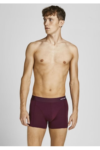 Jack & Jones 12198852 Bambu Erkek Boxer 3'lü Bordo
