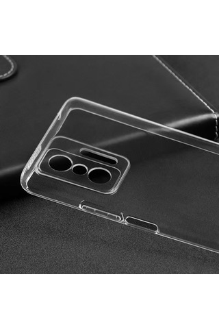 Xiaomi Mi 11t Pro 5g Kılıf Şeffaf Silikon Hibrit Case Kapak