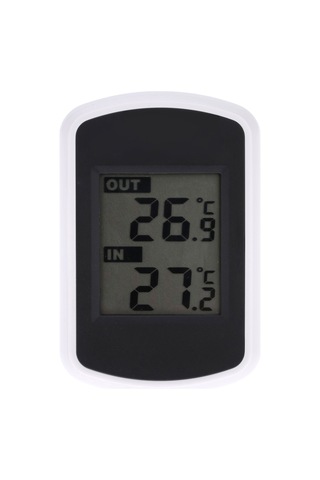 Folinda Ts-ft004-b Kablosuz Dış/iç Mekan Sıcaklık Ölçer - Lcd Ekranlı, -40 60 C Aralığı, 100m Aktarım, Pil Dahil Değil
