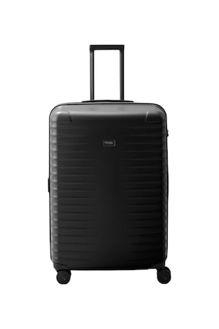 Titan Upgrade 4 Wheel Trolley L Büyük Boy Valiz Siyah