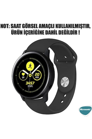 Microsonic Samsung Galaxy Uyumlu Watch 5 44mm Silicone Sport Band