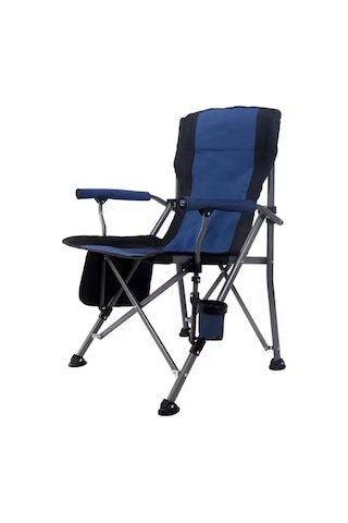 Efsane Kamp - Profesyonel Fold&go Katlanır Kamp Sandalyesi Mavi Çok Renkli