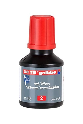 Yedek Mürekkep - Beyaz Yazı Tahtası Kalemleri İçin Kırmızı 30ml 0 Blender