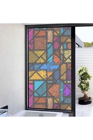 Suntek Statik Sarılmak Vitray Filmi Gizlilik Buzlu Cam Etiket 7.