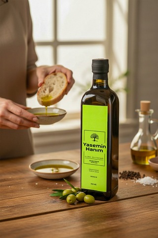 Memecik 0,1-0,3 Asit Erken Hasat Soğuk Sıkım 2025-2026 Yeni Sezon 750ml. Naturel Sızma Zeytinyağı