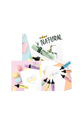 Onabana Pelikan 490 Pastel Fosforlu Kalem 6'lı Set Turuncu