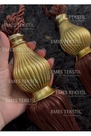 Kuka Braçol Kornişe Takma Tavan Yan Bağlama Perde Toplama Aksesuarı Tieback Altın