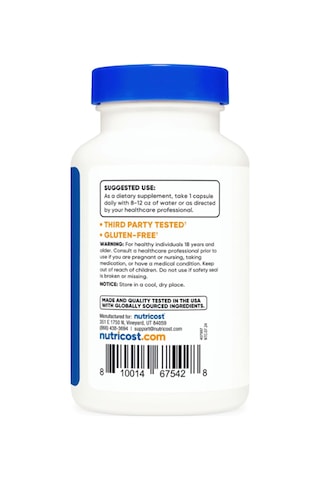 Nutricost Dım Diindolylmethane Plus Bioperine 300mg, 120 Ve... Aromasız