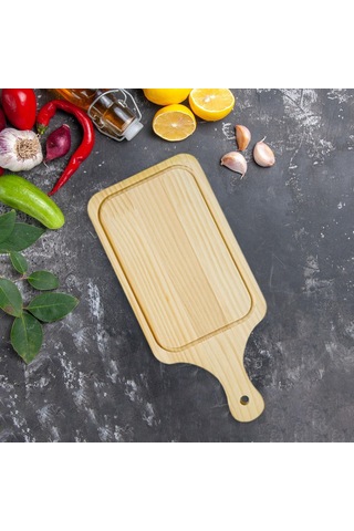 Suntek Ahşap Kesme Tahtası Dayanıklı Kolay Kullanım Peynir M