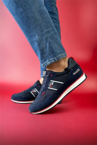 Erkek Günlük Sneaker Spor Ayakkabı Lacivert-Lacıvert Lacivert