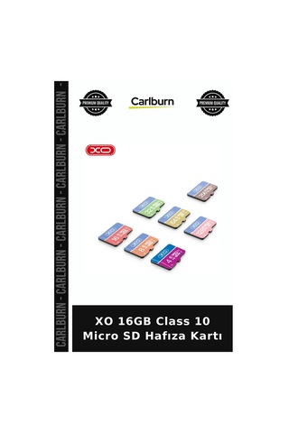 Xo 16gb Class 10 Micro Sd Hafıza Kartı Video Belleği Dosya Alanı