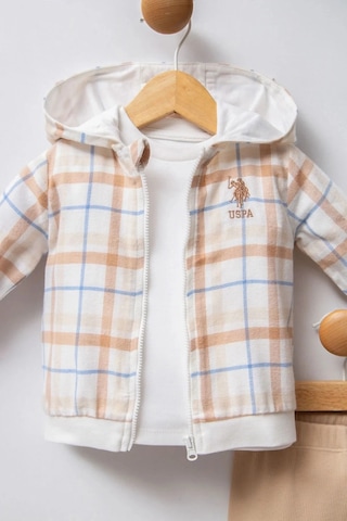U.S. Polo Assn. U.s.polo Kız Bebek 3lü Takım - Beyaz Beyaz