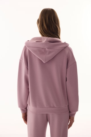 Penti Lila V Yaka Oversize Kapüşonlu Sweatshirt