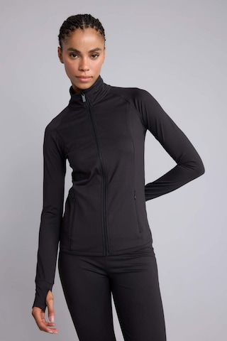 Defacto Esnek Kumaş Fermuarlı Reglan Kol Fitted Dik Yaka Sporcu Hırka H5287ax26aubk81 Siyah-bk81