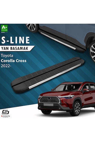 Drstuning S-dizayn Toyota Corolla Cross S-line Krom Yan Basamak 183 Cm 2022 Üzeri