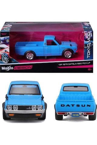 Maisto 1973 Datsun 620 Pickup Mavi 1/24 32528